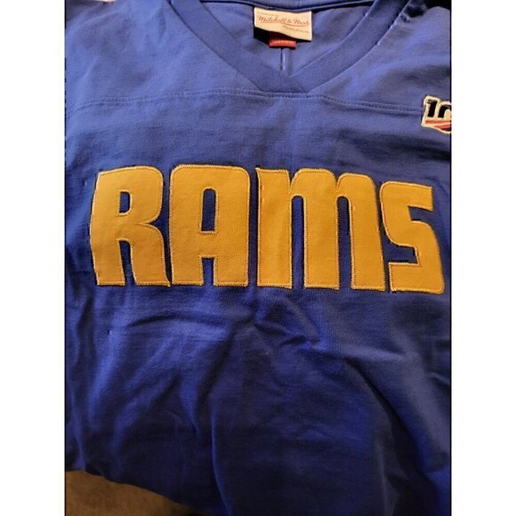 Mitchell & Ness NFL LA Rams 1979 Throwback Football 2XLB Big & Tall NWOT - Picture 3 of 8